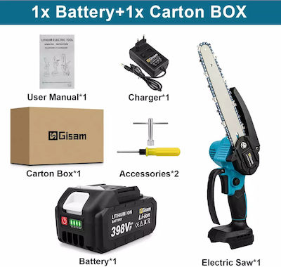 Chain Saw Chainsaw Battery Brushless 18V with Bar 8cm