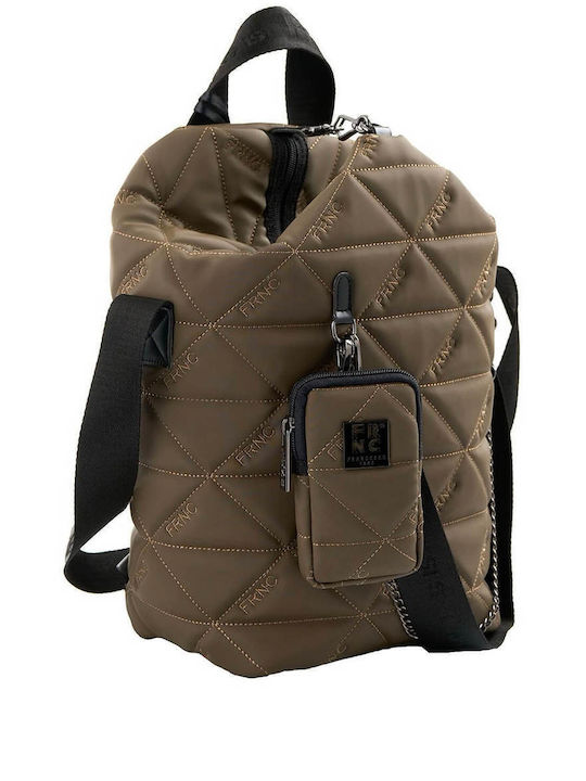 FRNC Damen Tasche Rucksack Grün