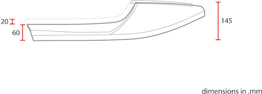 Moto Discovery Σέλα Μοτοσυκλέτας SCR7.2-BLACK-MD