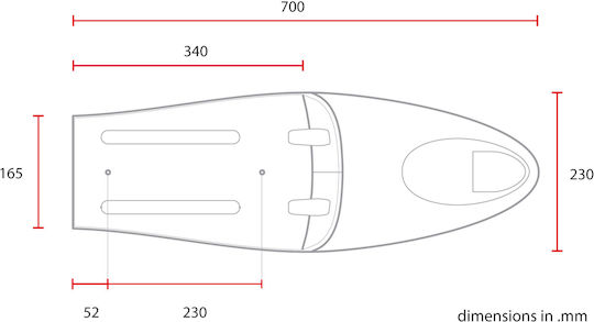 Moto Discovery Σέλα Μοτοσυκλέτας SCR2.2-BLACK-MD