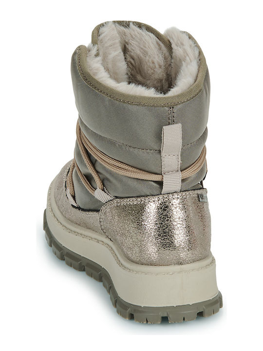Kinder-Schneestiefeletten Beige