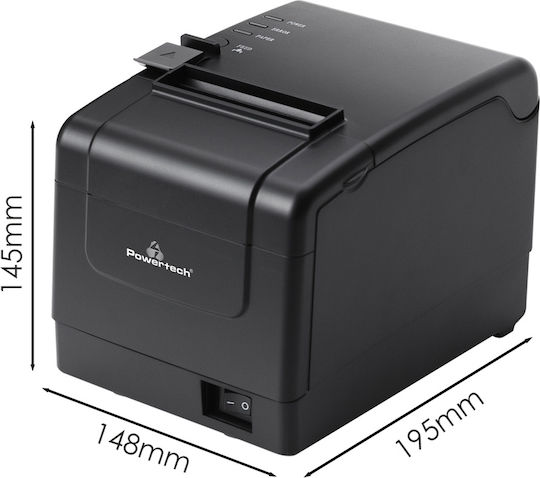 Powertech Θερμικός Εκτυπωτής Αποδείξεων USB / LAN / Ethernet