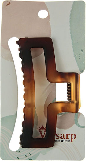 Hair Claw Black-Brown 7.5cm 2 Pcs Vc2459 5206753044857