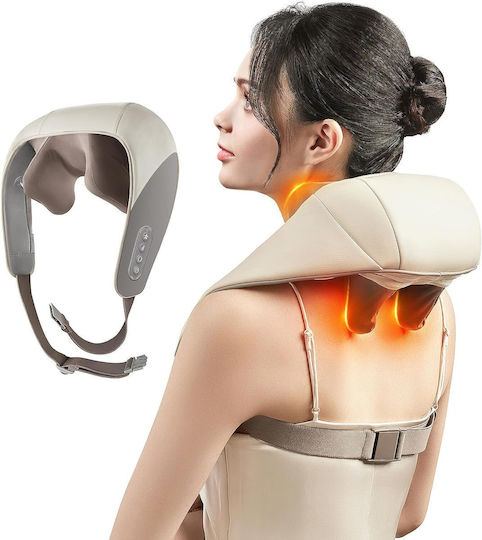 Professional Electric Mini Neck Massager N5 Neck Shoulders Heating Function Wireless 90-minute Battery Life