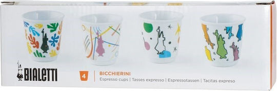 Bialetti Чаша Еспресо от Порцелан Бял 60мл