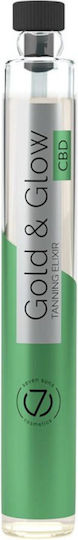 7Suns Cosmetics Gold & Glow CBD Nach dem Bräunen Körper Lotion 10x6ml