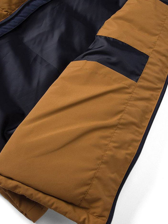 CAT Arctic Zone Waterproof Men's Safety Vest Brown