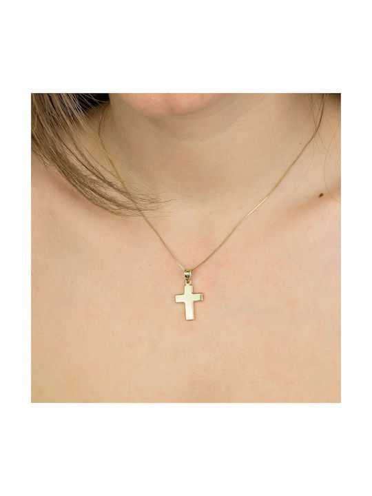 Kiriakos Gofas Men's Gold Cross 14K with Chain