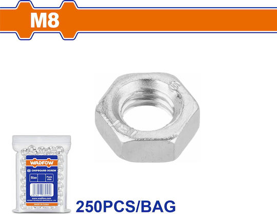 Wadfow Nut 8mm DIN 934 250pcs