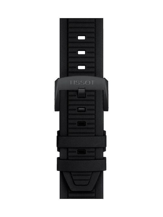 Tissot T-sport T-race Ανδρικό Ρολόι Χρονογράφος Μπαταρίας με Μαύρο Καουτσούκ Λουράκι