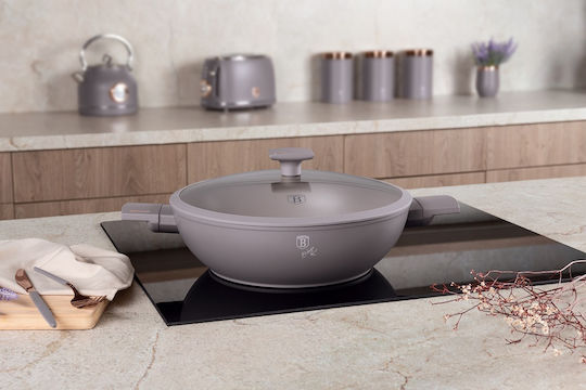 Berlinger Haus Wok With Lid made of Aluminum 30cm