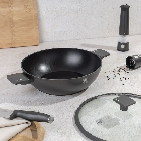 Berlinger Haus Wok από Αλουμίνιο Με Καπάκι 30cm