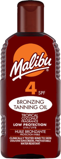 Malibu Tanning Oil Spf4 200ml + After Sun Spray Balm 200ml