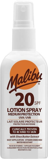 Malibu Spf20 Spray Rezistent la Apă 100ml + Balsam După Soare 100ml
