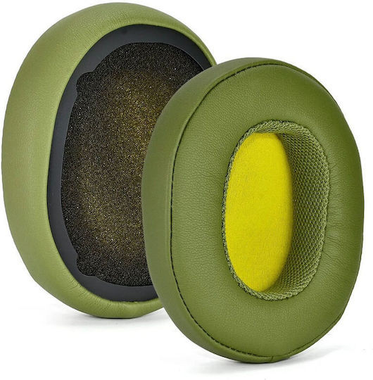 Set 2 Edman Perne pentru Urechi Skullcandy Crusher 3.0 2.0 360 Evo Anc Hesh 3 Venue Wireless Over-ear Piele Ecologică Verde