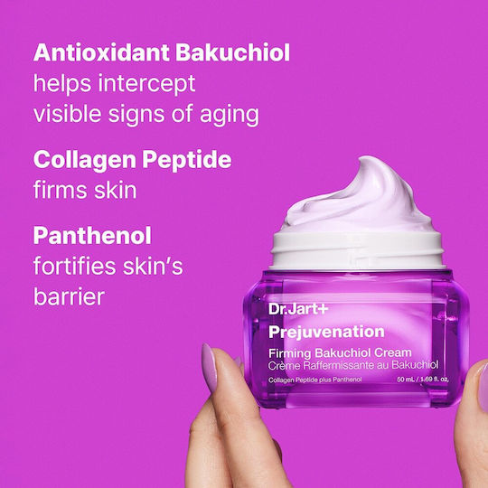 Dr. Jart+ Prejuvenation Bakuchiol Κρέμα Προσώπου για Ενυδάτωση, Αντιγήρανση & Σύσφιξη με Ρετινόλη & Κολλαγόνο 50ml
