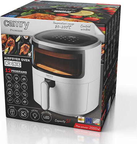Camry Air Fryer 5lt White CR6313