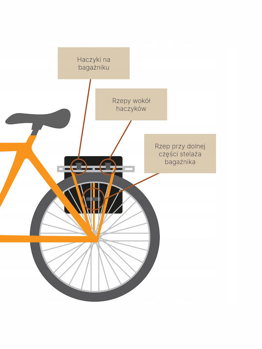 Zagatto Zagatto Rack Bag Für Fahrrad 29lt Schwarz