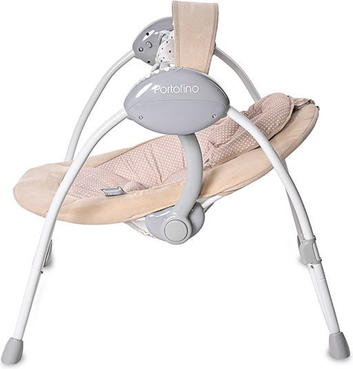 Lorelli Electric Baby Relax Swing Portofino with Music Beige Dots