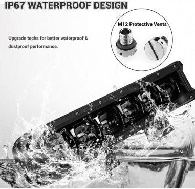 LED-Leiste Auto 210W 6D 12V-24V 22680 Lumen 47"/119,5 cm