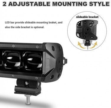 LED-Leiste Auto 210W 6D 12V-24V 22680 Lumen 47"/119,5 cm