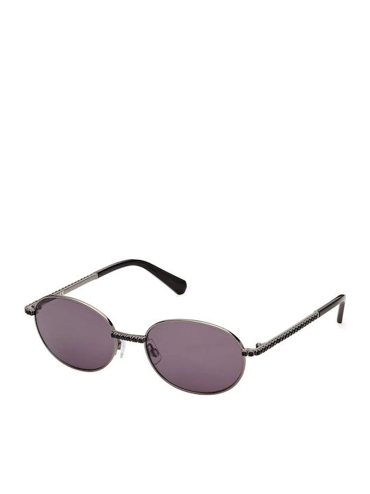 Swarovski Sunglasses Silver with Metal Frame & Purple Lens Swarovski Sunglasses Silver with Metal Frame & Purple Lens
