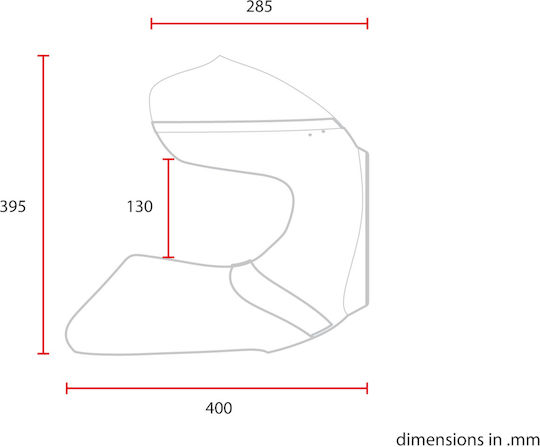 Moto Discovery Motorcycle Fairing Mask for BMW Racer Black 1pcs