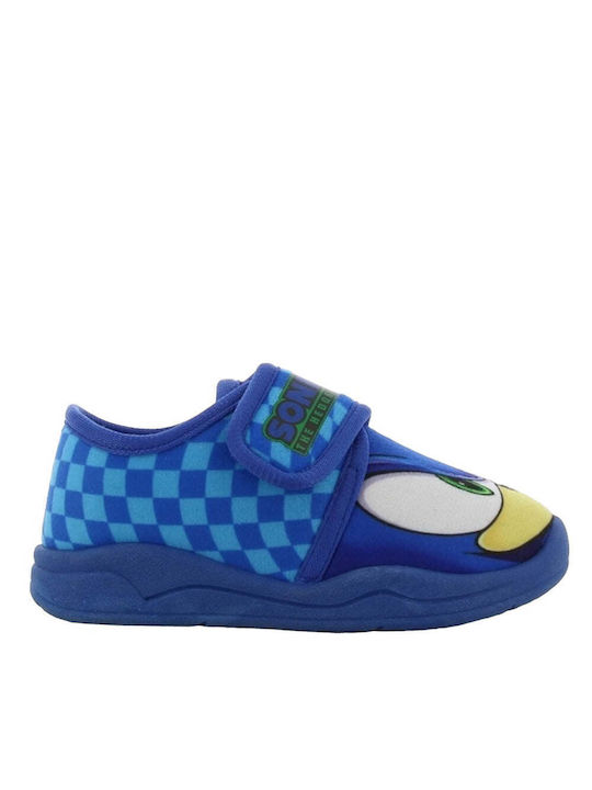 Sega Kids Slippers Blue