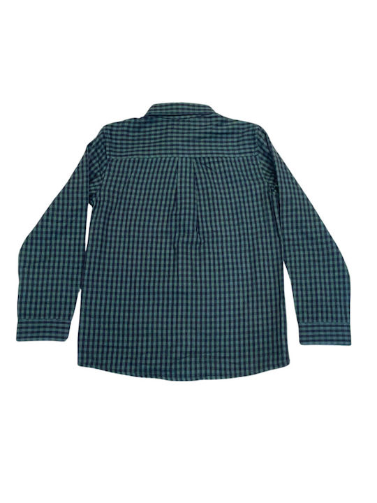 Canada House Kids Checked Shirt Green