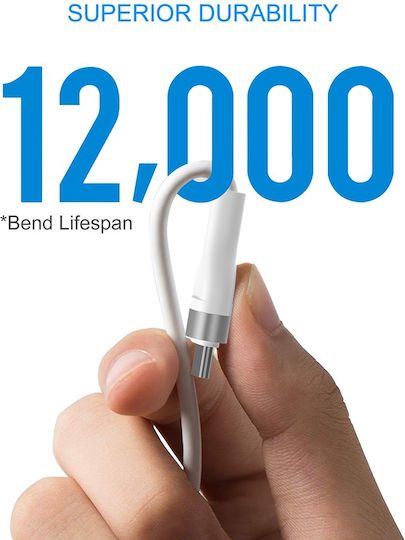 Lito USB-A to Lightning Cable 60W White 1.2m