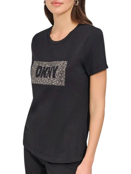 DKNY Logo Μπλούζα Black