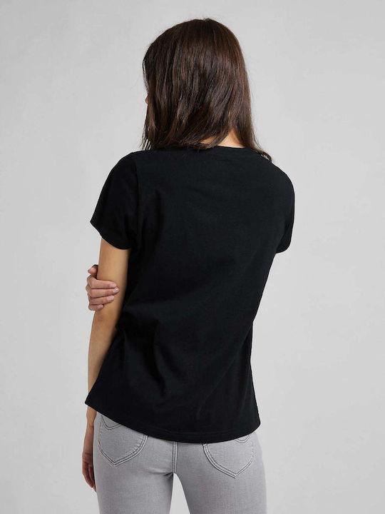 Damen Sportlich T-Shirt Black