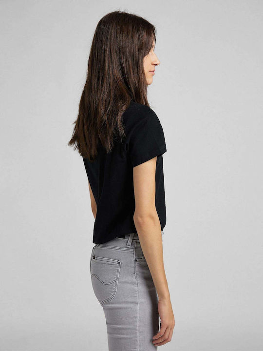 Damen Sportlich T-Shirt Black