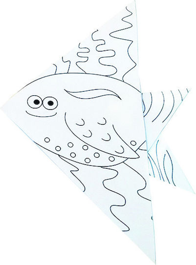 Origami Fridolin Coloring Fish