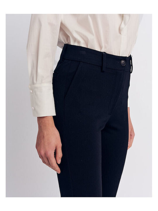 Women's Fabric Trousers Black