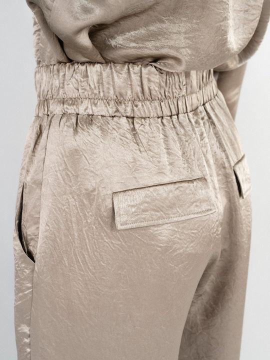 Dama Tesatura Pantaloni Gold