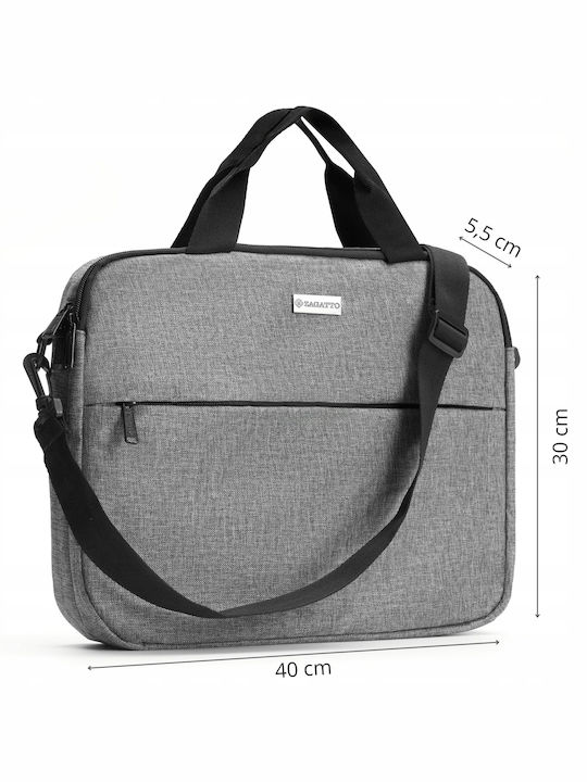 Zagatto Τσάντα για Laptop 15.6" σε Γκρι χρώμα ZG871