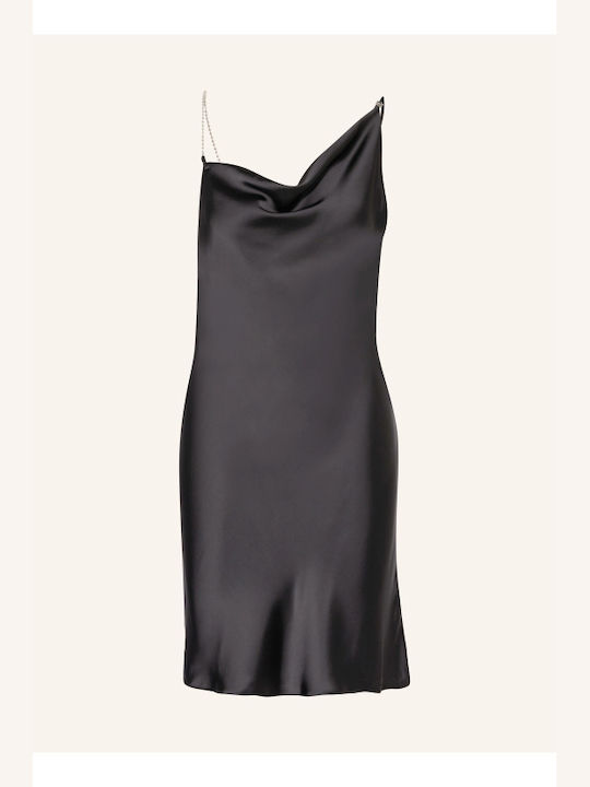 Hugo Boss Mini Rochie Satin Black