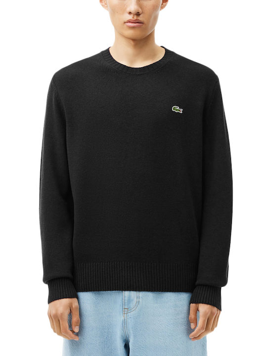 Lacoste Men's Long Sleeve Sweater BLACK