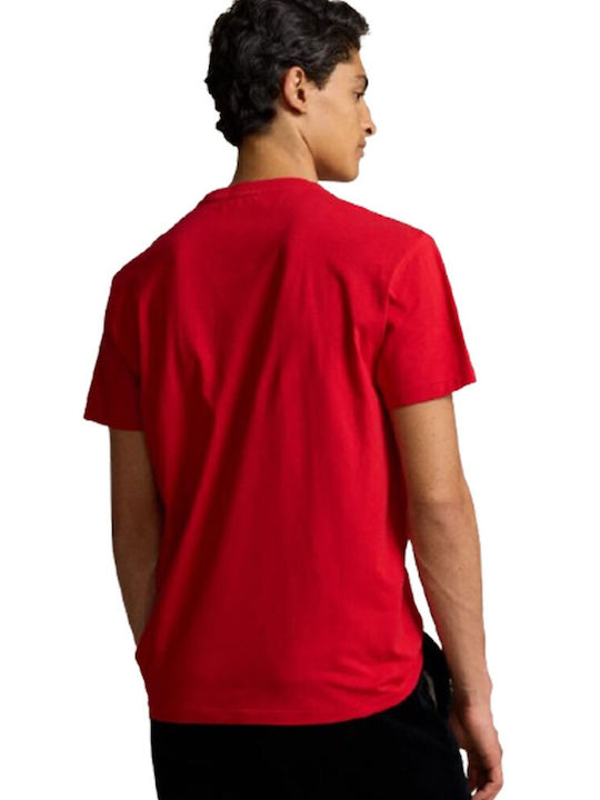 Ralph Lauren Herren T-Shirt Kurzarm Rot