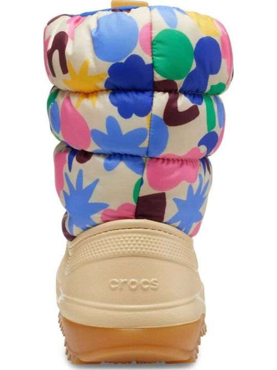 Classic Neo Puff Boot Παιδικές Μπότες Χιονιού Πολύχρωμες