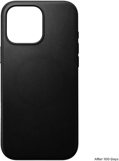 Nomad Modern 360 Full Cover Leather with Strap Black (iPhone 16 Pro Max)