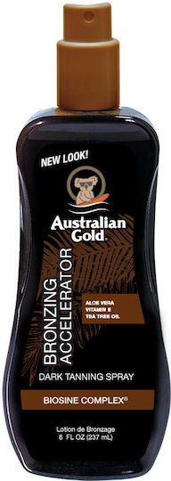 Australian Gold Dunkel Bräunungsbeschleuniger Spray Gel + Aloe