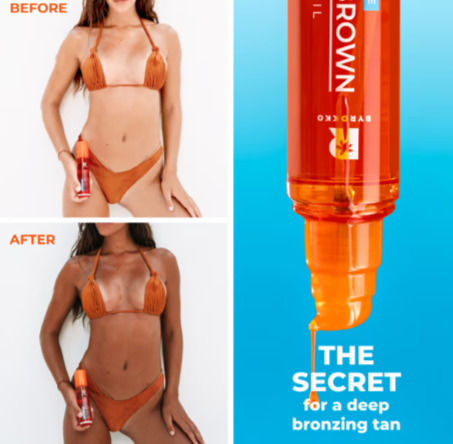 Byrokko Shine Brown Beta Carotene Oil Tanning Radiant Skin