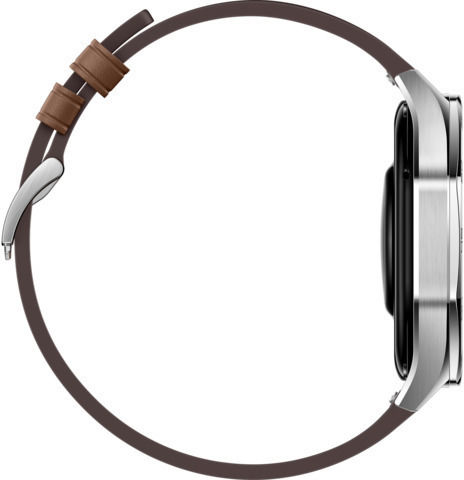 Huawei Watch GT 5 Stainless Steel 46mm Αδιάβροχο με Παλμογράφο (Καφέ)