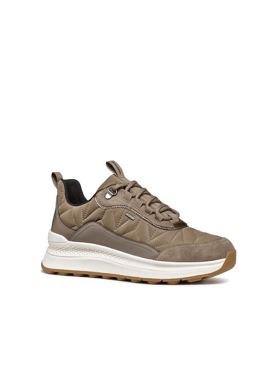 Geox Spherica Actif Γυναικεία Sneakers Taupe