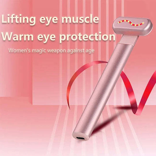 4-in-1 Gesichtsmassagegerät Smart Pen Augen Gesicht Hals Pflege LED-Licht  EMS Vibrationen Wärmebehandlung