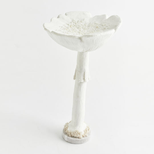 Eurolamp Weißer Pilz Weißer Stamm 25x25x42cm