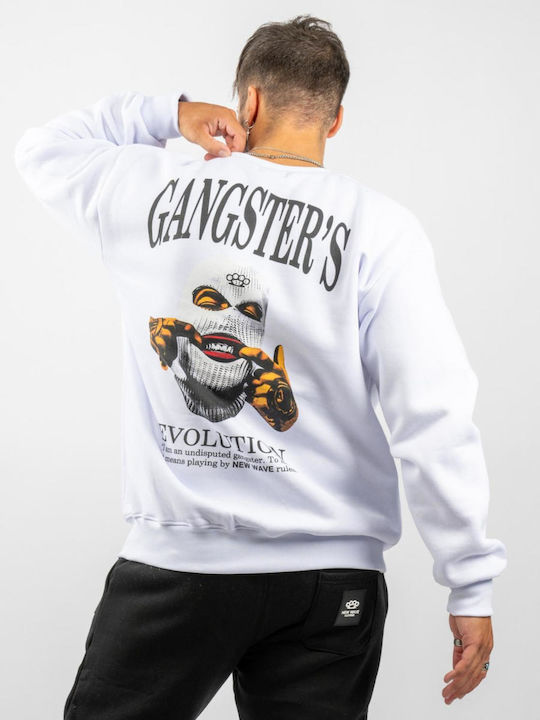 New Wave Men's Sweatshirt white