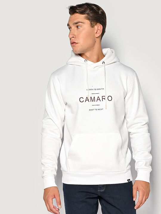 Camaro Herren Sweatshirt mit Kapuze white